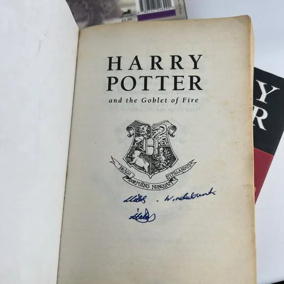 Lot of 5 Harry Potter Bloomsbury UK Book Stone Chamber Prisoner Goblet Hallows - Picture 11 of 16